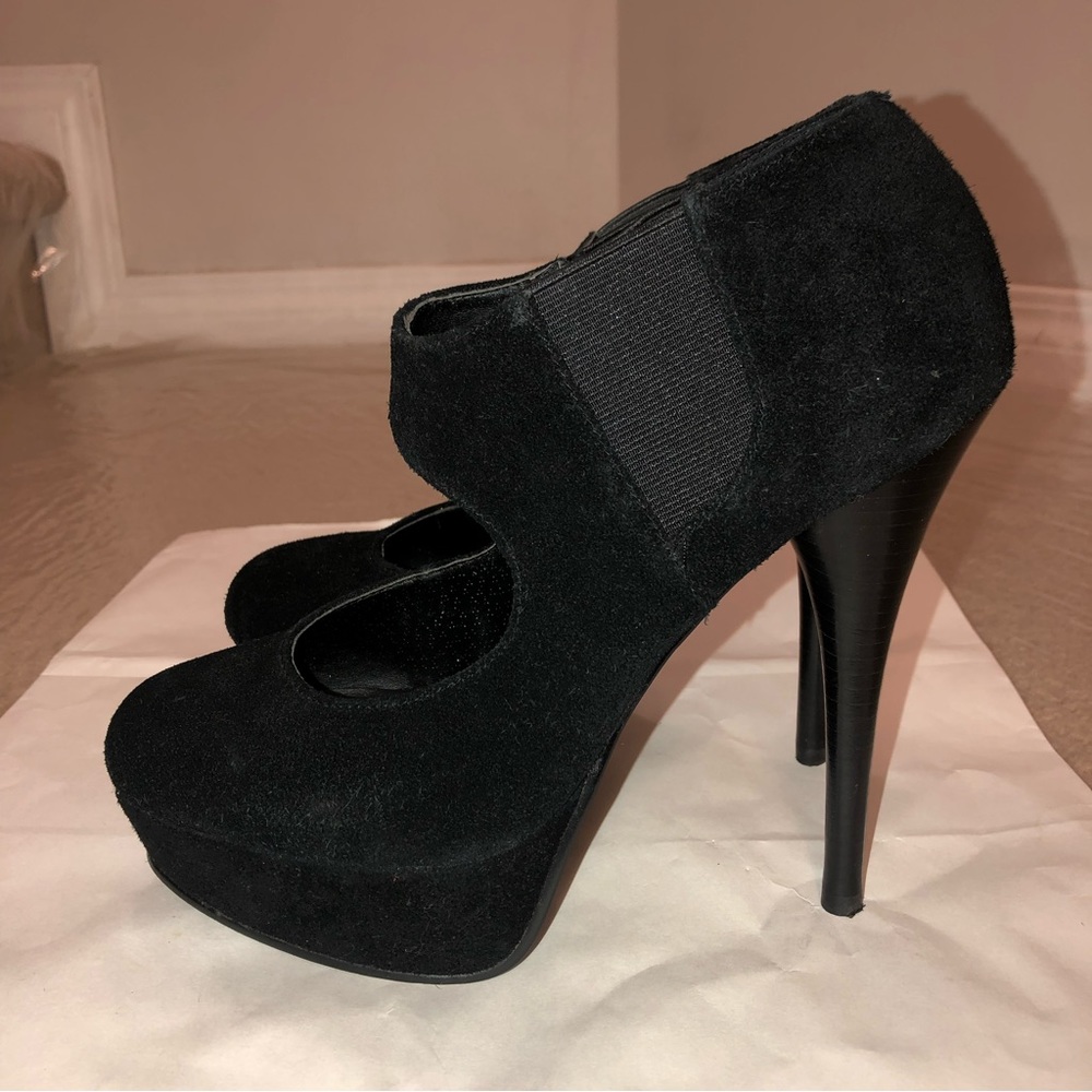 Kelsi Dagger suede platform heels